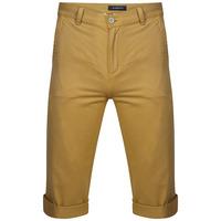 Roberto Cotton Twill 3/4 Length Shorts in Sand - Tokyo Laundry