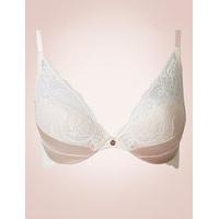 Rosie for Autograph Silk & Lace Padded Beau Bra DD-F