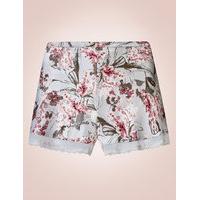 Rosie for Autograph Silk & Lace Floral Print French Knickers