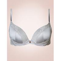 Rosie for Autograph Silk & Lace Padded Plunge Bra A-E