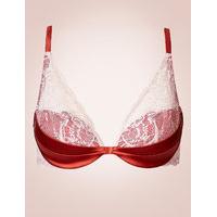 Rosie for Autograph Silk & Lace Padded Beau Plunge Bra A-E