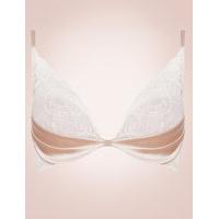 Rosie for Autograph Silk & Lace Padded Beau Plunge Bra A-E