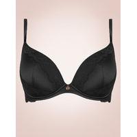 Rosie for Autograph Silk & Lace Padded Plunge Bra A-E