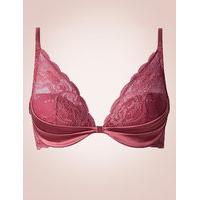 Rosie for Autograph Silk & Lace Padded Beau Plunge Bra A-E