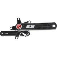 Rotor 3D+ Road Bike Chainset 110BCD - Black / Red / 5 Arm, 110mm / 165mm