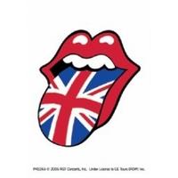 Rolling Stones- Lips Union Jack Plastic Keychain