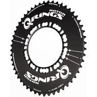 rotor q chainring 130bcd aero black 5 arm 130mm 53t outer