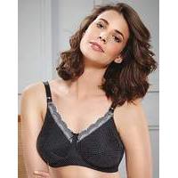 Royce Ava Black/Cream Spot Nursing Bra