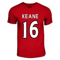 roy keane manchester united hero t shirt red