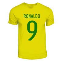 ronaldo brazil hero t shirt yellow