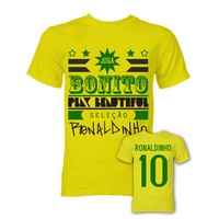 Ronaldinho Joga Bonito T-Shirt (Yellow)