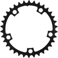 rotor noq chainring 110bcd aero black 34t 5 arm 110mm inner