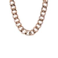 rose gold chunky chain necklace