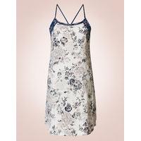 rosie for autograph satin floral print chemise