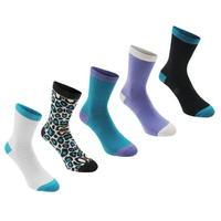 Rock and Rags 5 Pack Jacquard Socks