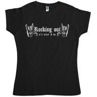 Rocking Out Womens T Shirt