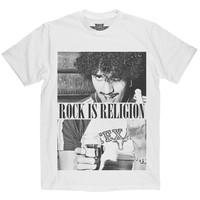 rock is religion phil lynott t shirt