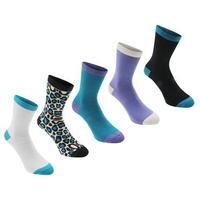 Rock and Rags 5 Pack Jacquard Socks