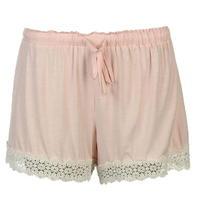 rock and rags and rags crochet trim pj shorts