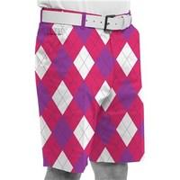 royal and awesome back to the fuchsia golf shorts