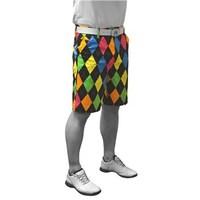 royal and awesome mens disco diamonds shorts