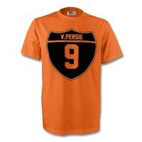 Robin Van Persie Holland Crest Tee (orange) - Kids