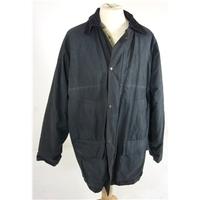 Royal Forest [Size: XXLarge, 50/127cm, reg length] Navy Blue Casual/Country Treated Cotton Polyester Filled Jacket
