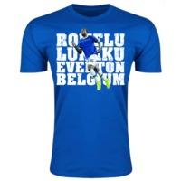 romelu lukaku everton player t shirt blue