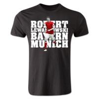 robert lewandowski bayern munich player t shirt black