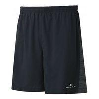 Ronhill Momentun Twin 7 Inch Shorts - Mens - Black/Charcoal Marl