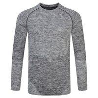 Ronhill Advance Space-Dye Long Sleeve Tee - Mens - Grey Marl