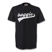 roberto baggio juventus signature tee black