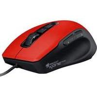 Roccat Kone Pure Color Core Performance 8200dpi Pro-aim R3 Laser Sensor Pc Gaming Mouse Hellfire Red (roc-11-700-r)