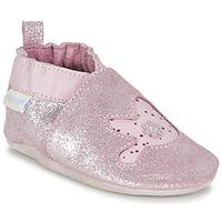 robeez birdy girlss baby slippers in pink