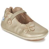 robeez tiare girlss baby slippers in gold