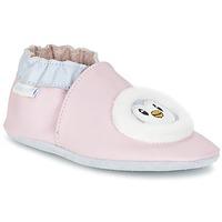 robeez nanouk girlss baby slippers in pink