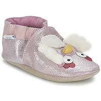 robeez lulu owl girlss baby slippers in pink