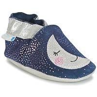 robeez moon light girlss baby slippers in blue