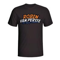 robin van persie comic book t shirt black