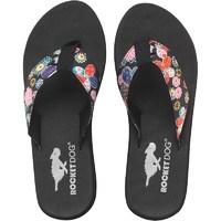 Rocket Dog Womens Nina Kung Fu Funk Flip Flops Black/Multi