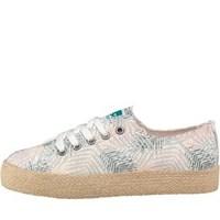 Rocket Dog Womens Madox Jungle Palm Print Rope Sole Canvas Pumps Jungle Palm