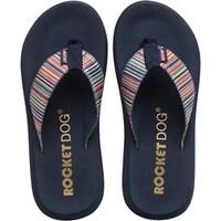 Rocket Dog Womens Bubble Stripe Spotlight Flip Flops Natural