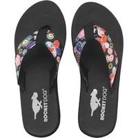 rocket dog womens nina kung fu funk flip flops blackmulti