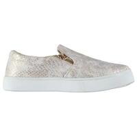 Rock and Rags Snake Skin Zipped Trainers