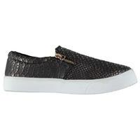 rock and rags snake skin zipped trainers