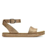 romantic moon leather sandals