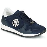 roberto cavalli 2058a mens shoes trainers in blue