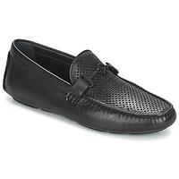 roberto cavalli 7712 mens loafers casual shoes in black