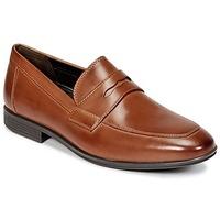 rockport sc penny mens loafers casual shoes in brown