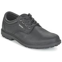 rockport rgd buc wp plaintoe mens casual shoes in black